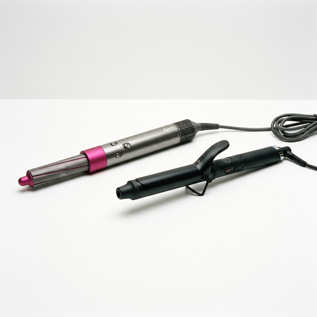 Dyson Airwrap vs traditional curling iron
