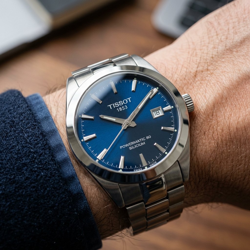 Tissot Gentleman Automatic Watch on Wrist