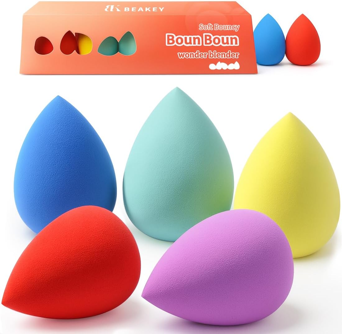 BEAKEY makeup sponge blender set on vanity