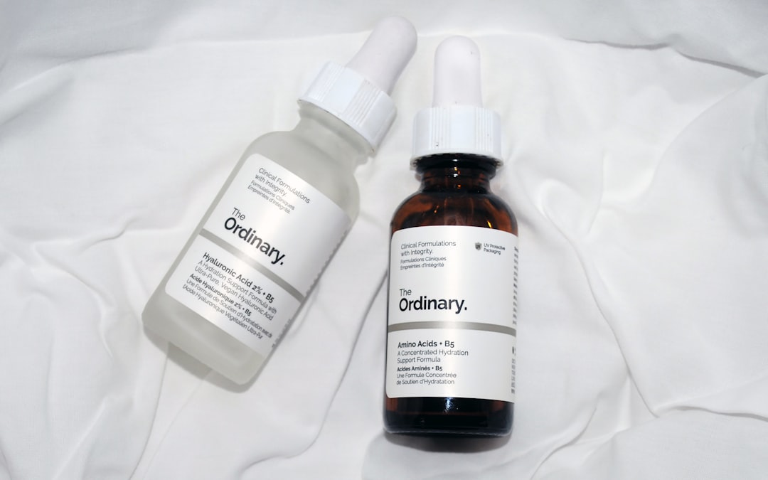 retinol serum bottles