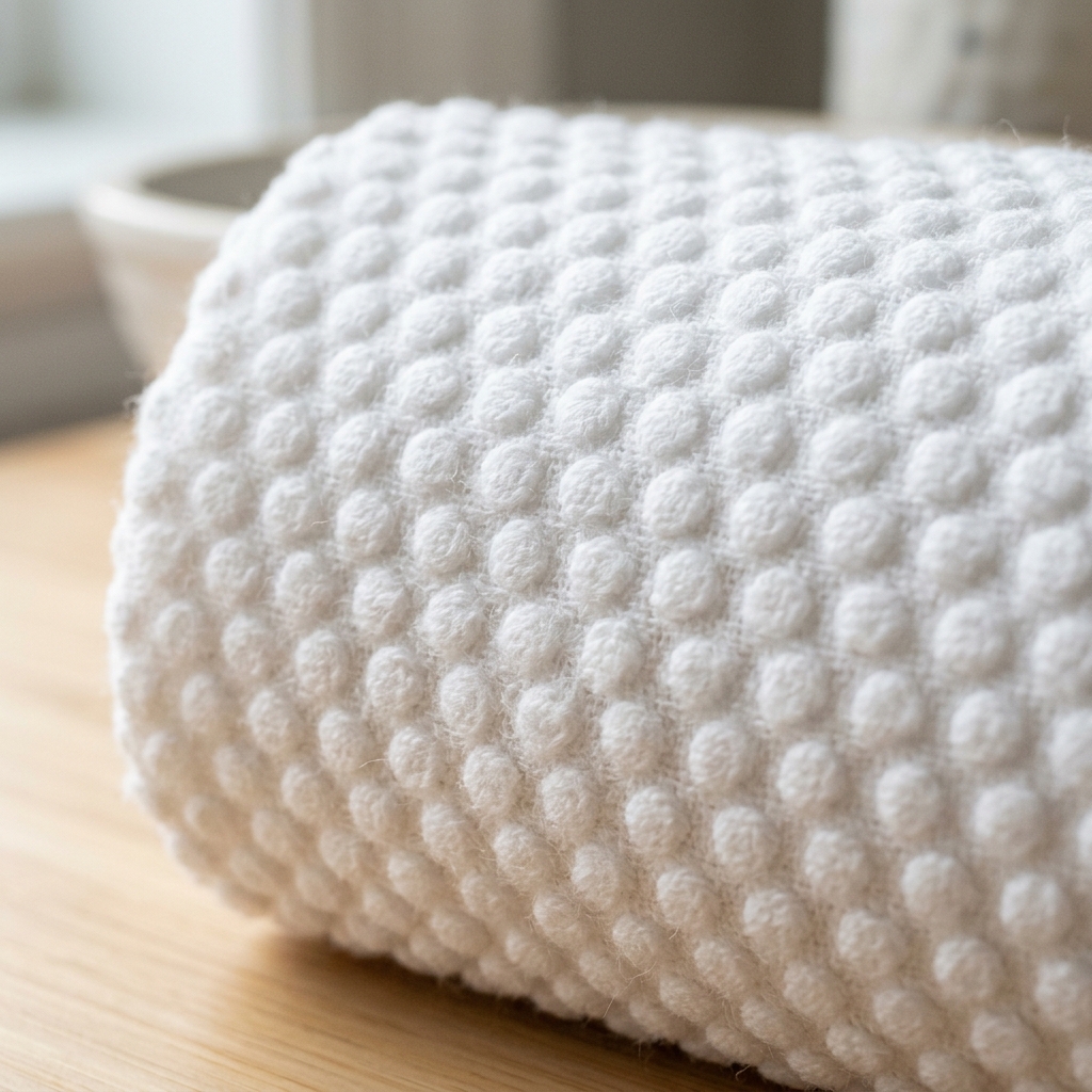 Close-up of Purcotton towel texture