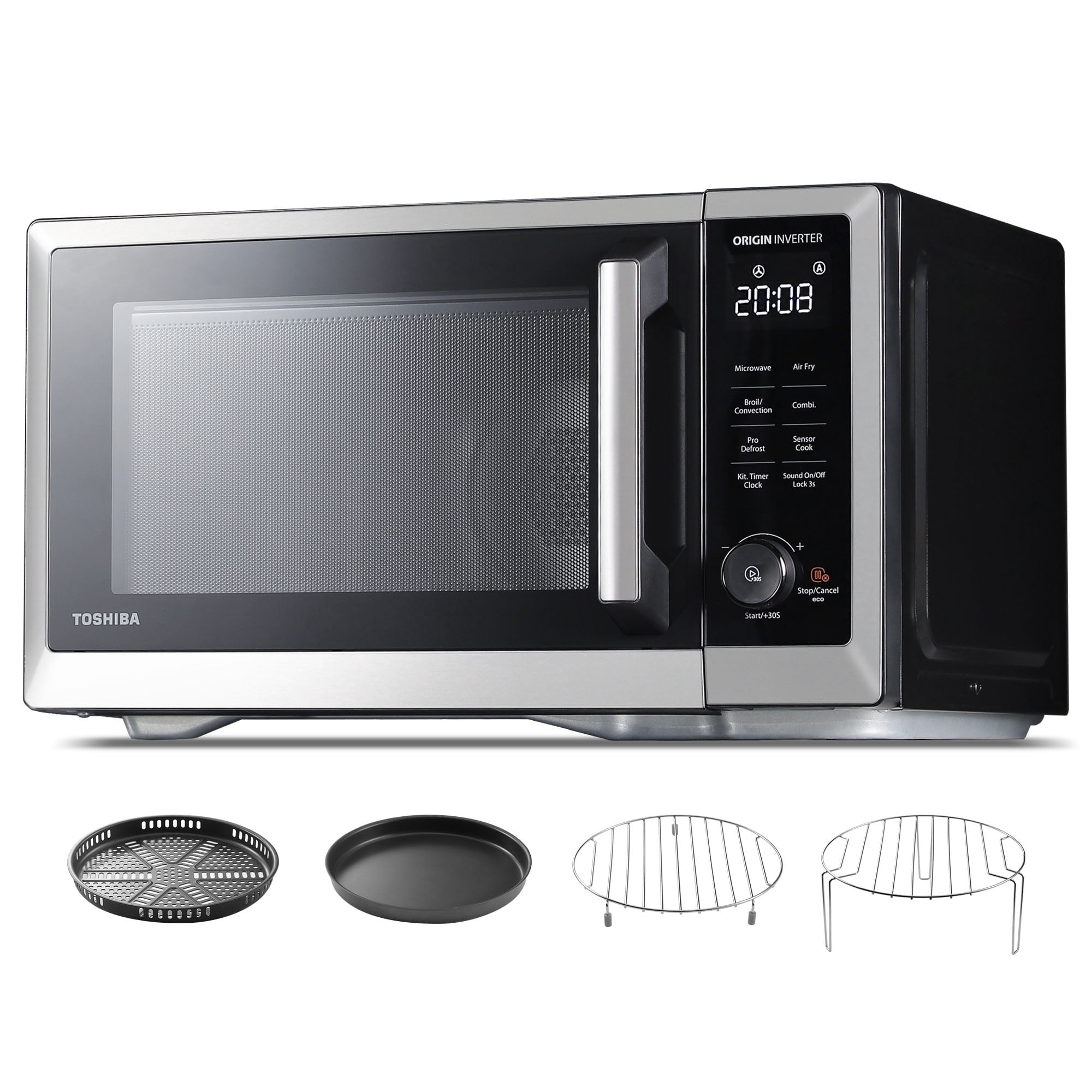 Toshiba Countertop Cooking Compared: 1.0 cu.ft Countertop Microwave, 7-in-1 Air Fryer Combo, or Turntable Plate Kit?