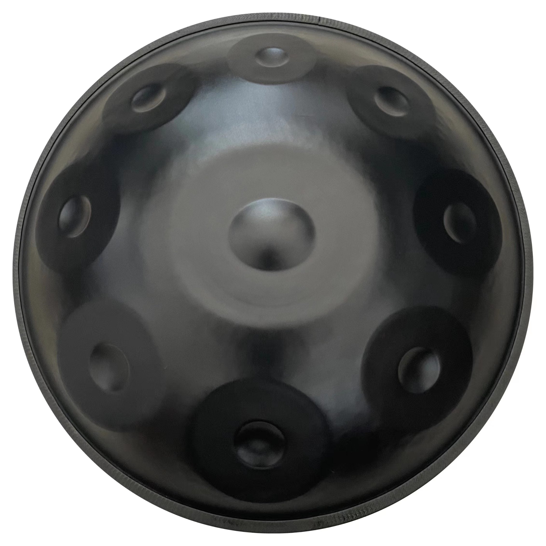 Cosmos Handpan - Ebony Black 9 Notes in D Minor - Tambourine Gift Set
