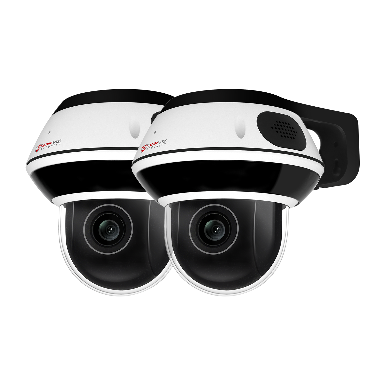 USA Only Anpviz 2PCS UltraHD 4K 8MP PTZ POE IP Camera Outdoor with 5X Optical Zoom, 1/2.8andquot; Sensor Dome Security IP Camera, Two-Way Audio, Human Vehicle Detection, 512GB SD Slot, 130ft I