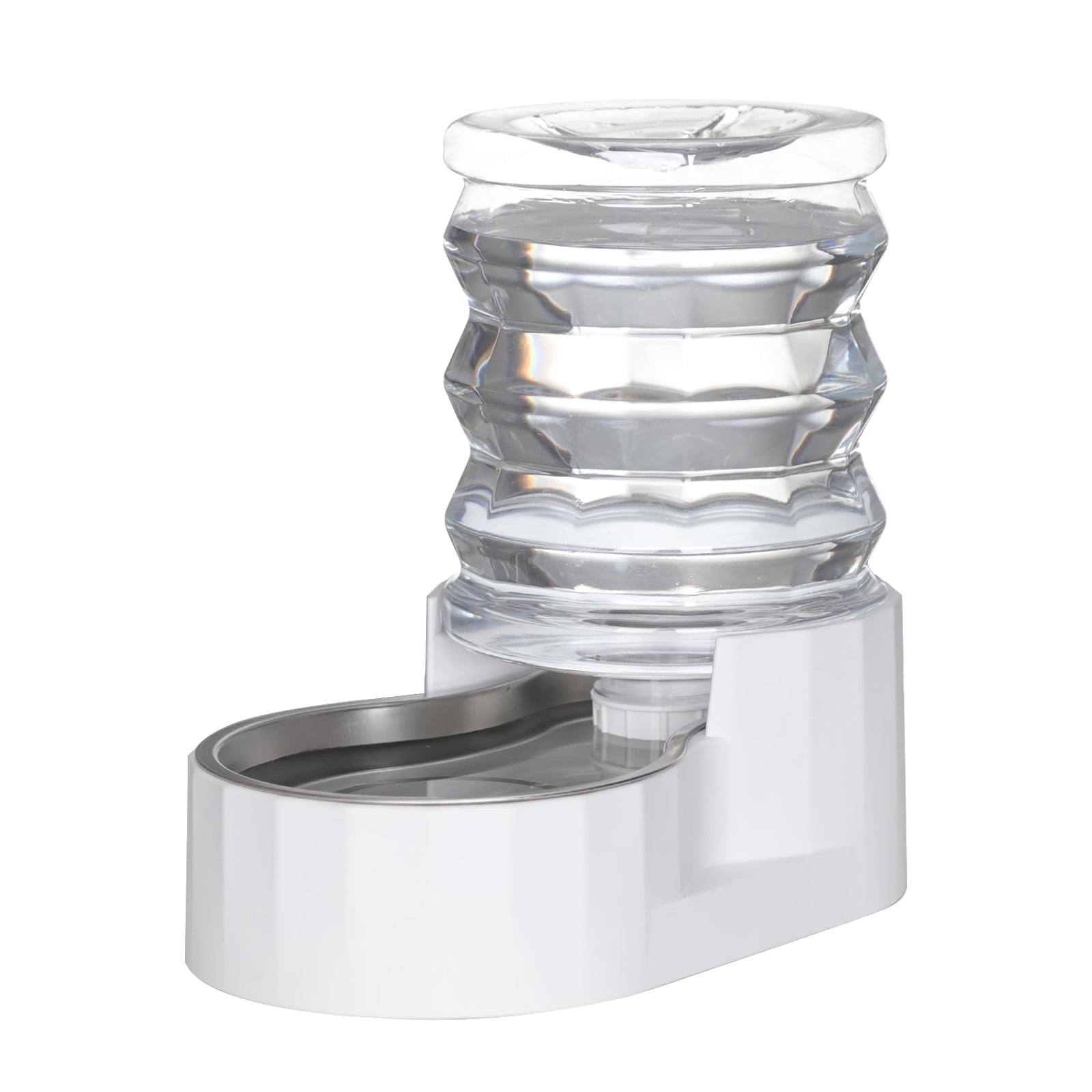 RIZZARI 5L Automatic Pet Waterer - Gravity-fed Stainless Steel Water Dispenser, 100% BPA Free, Leak-proof, Easy to clean - Feeder for Cats and Dogs - Indoor/Outdoor